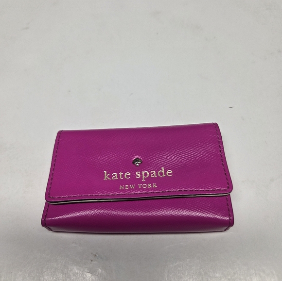 Kate Spade Pink and White Card Holder - Picture 1 of 4